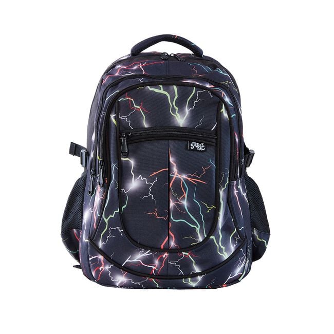 Streetsac Neon Lightning School Bag