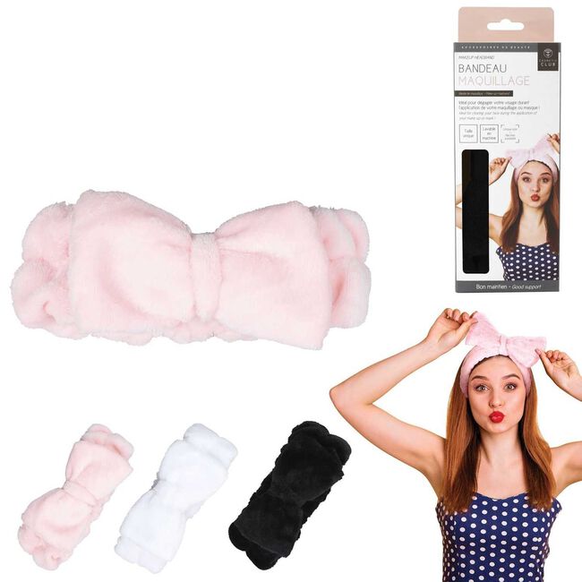 Cosmetic Club Bow Head Band