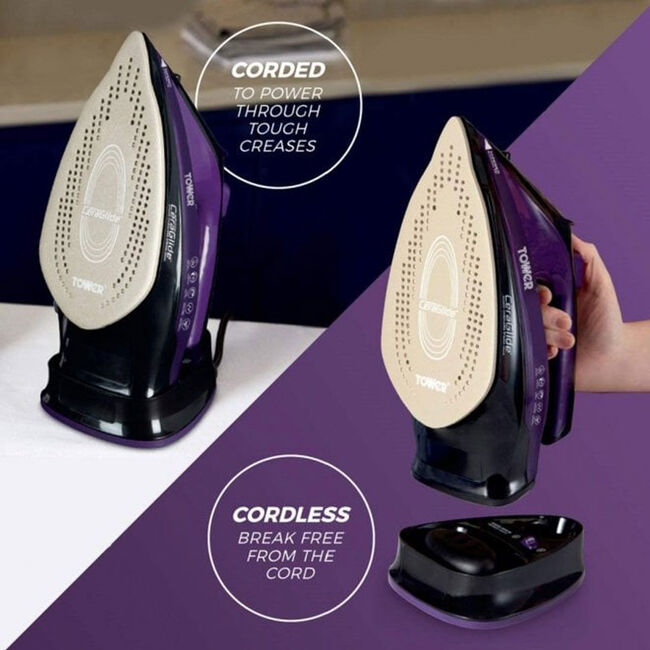 Tower 2400W Cordless Steam Iron 