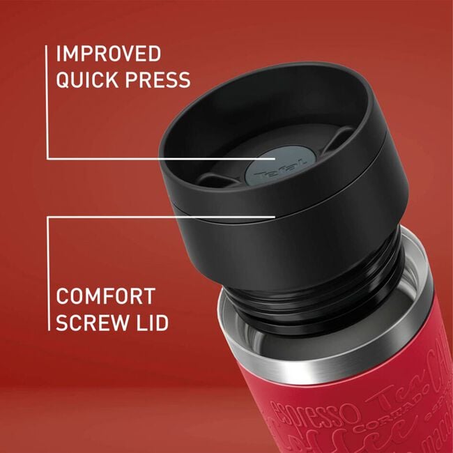 TEFAL CLASSIC DARK RED 360ml Travel Mug