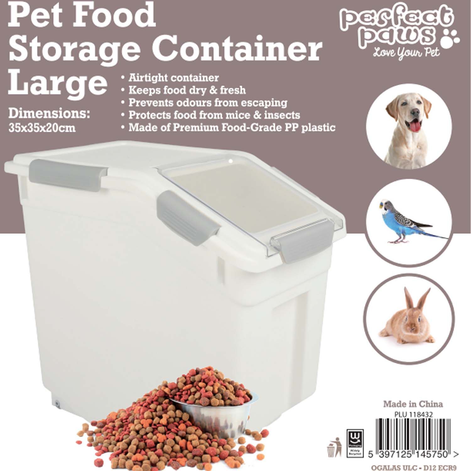 Pet Food Storage Container Large