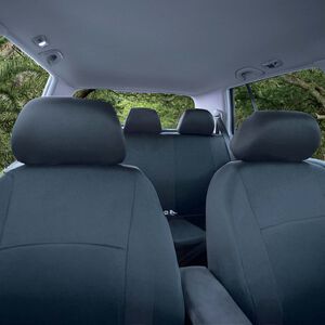 9 Piece Car Seat Cover Set Black