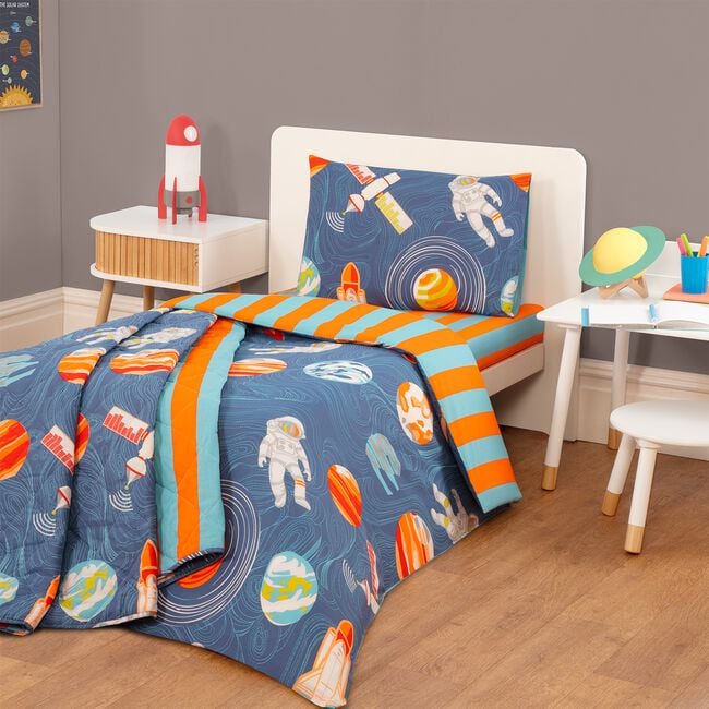 SINGLE DUVET COVER Space Stripes