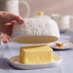 Prince & Kensington Daisy Butter Dish