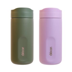 Decor Double Wall S/Steel Travel Mug 340ml