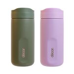 Decor Double Wall S/Steel Travel Mug 340ml