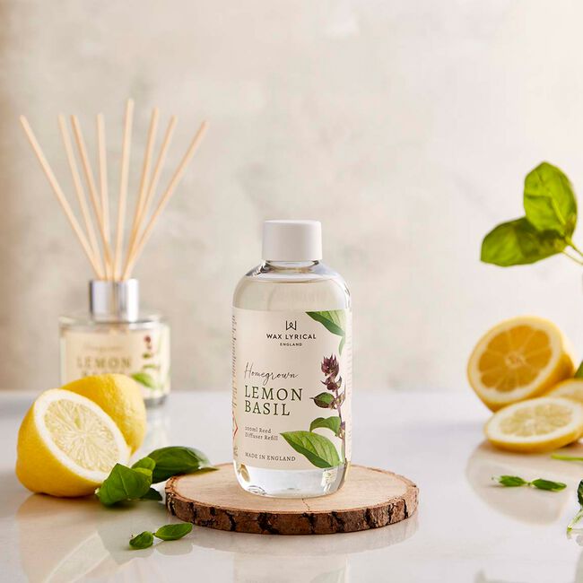 Wax Lyrical Home Grown 200ml Lemon Basil Refill