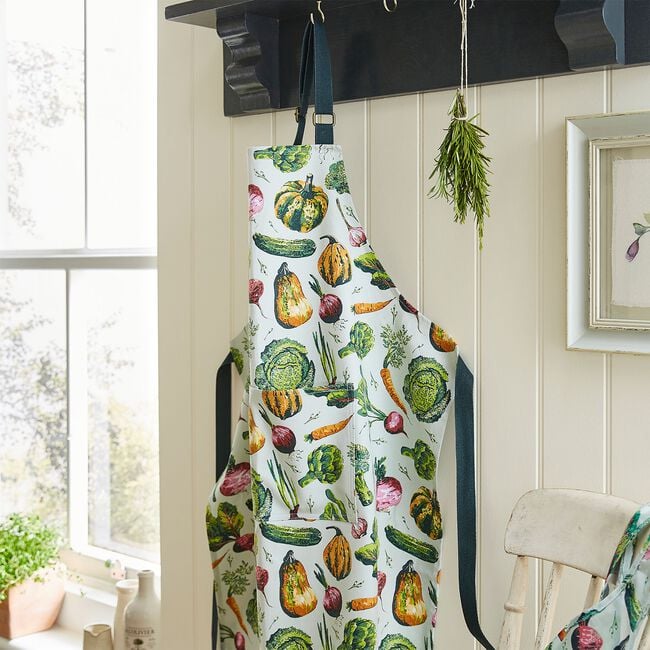 Vegetable Medley Cotton Apron