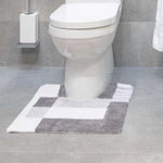 Boxes Grey Pedestal Mat 50cm x 50cm