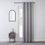 HACKNEY BLACKOUT SILVER 135x240cm Curtain Panel 