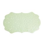 FLORAL SHAPED SAGE 70x40cm Bath Mat