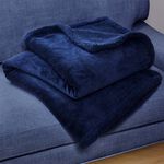 RUANE BORG NAVY 150x200cm Throw