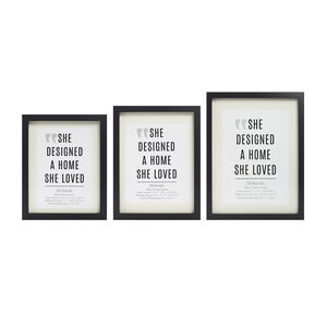 A4 MCINTOSH Black Photo Frame 21X30CM