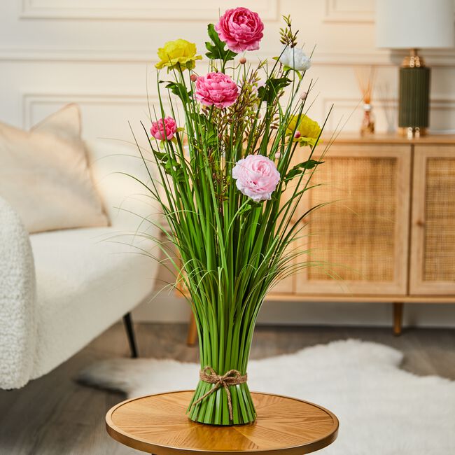 Bloomvibe Mixed Rose Faux Floral Bouquet