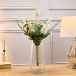 Elan Floral White Delphinium Bouquet 55cm