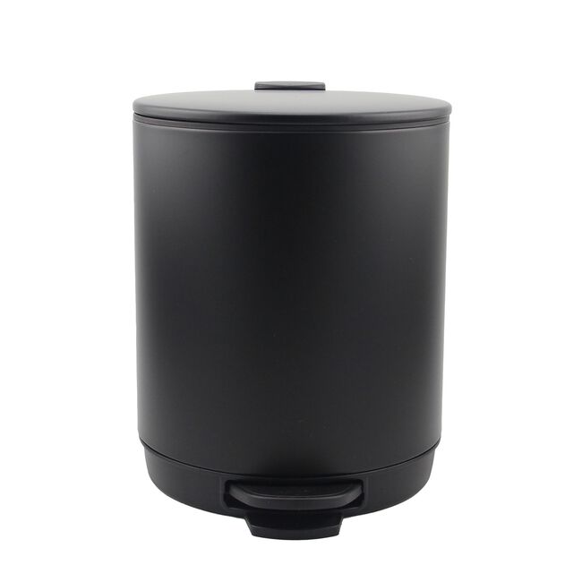 COLOUR STUDIO 5L BATHROOM Bin Black