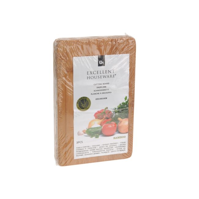 Excellent Houseware Bamboo Chopping Board Set