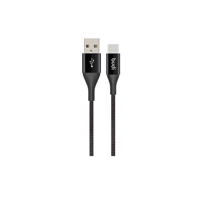 Budi Black Type C 1.2M Charging Cable