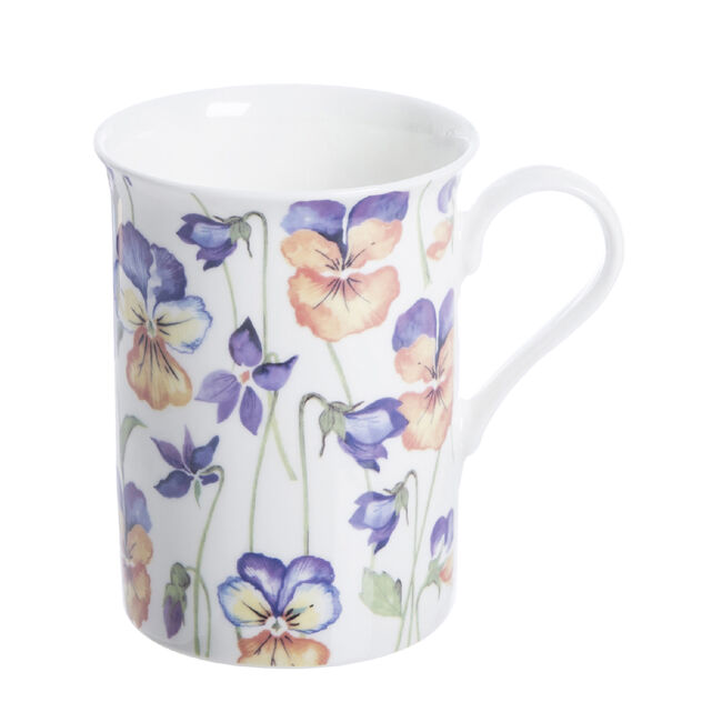 Price & Kensington Viola Sweetpea Bone China Mug