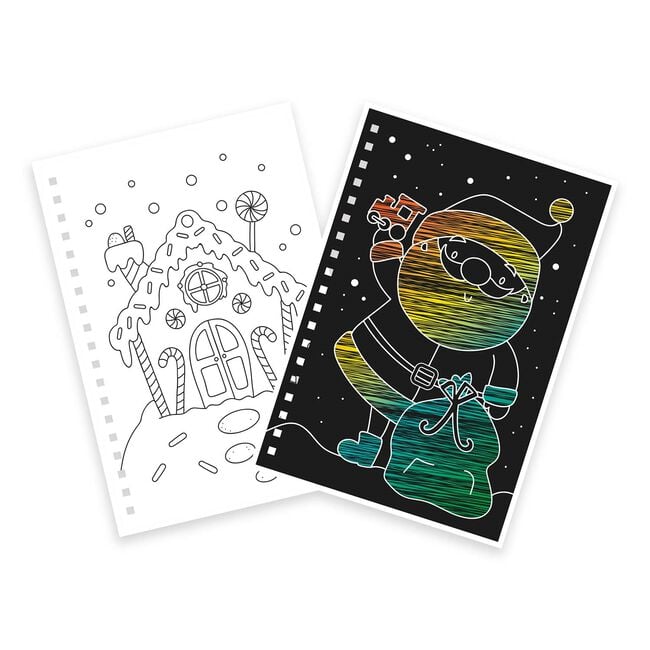 Christmas Scratch Art Book