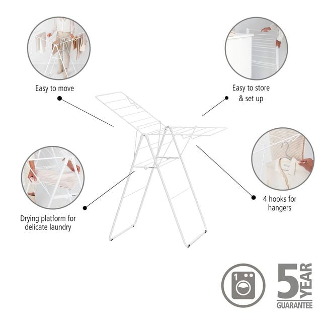 Brabantia Drying Rack White - 15m