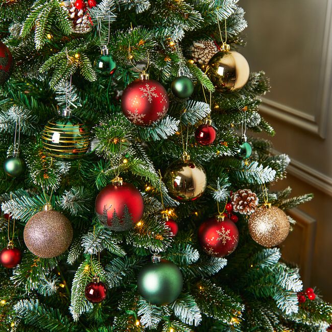 Luxury Christmas Bauble Set 44 Pack