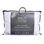 Bailey & Cole Soft Support Duck Down Pillow