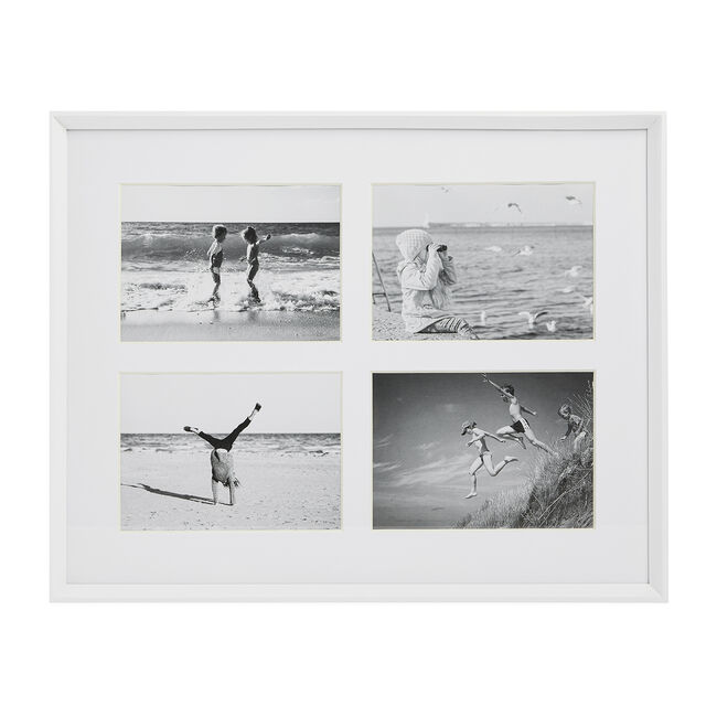 8x10" REINE WHITE Wood Bevelled Frame