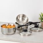 Tower Draining 3 Piece Cookware Set