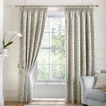 CURTINA BIRD TRAIL DUCK EGG 66x90 Curtain