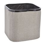 OVAL LINEN FOLDABLE SMALL Natural Ottoman