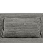 Lara Grey Convertible 191x108cm Sofa Bed