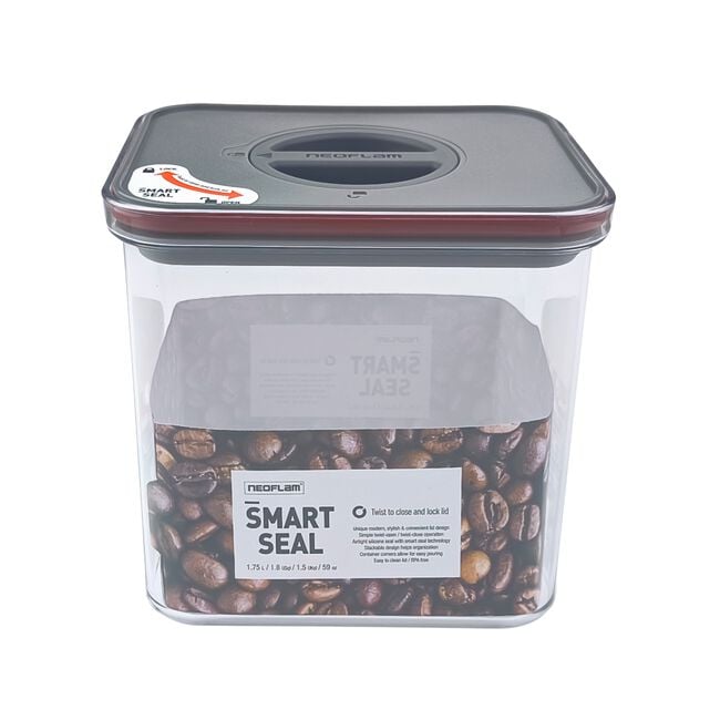 Smart Seal Rectangle Food Storage Container 1.75L