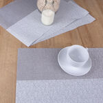 Blocks Placemat - Silver