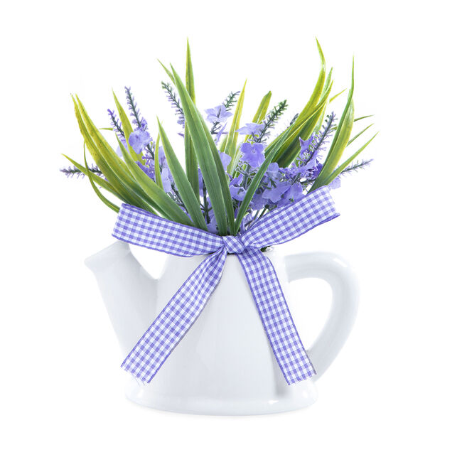 Lavender Arrangement in Ceramic Jug 19cm