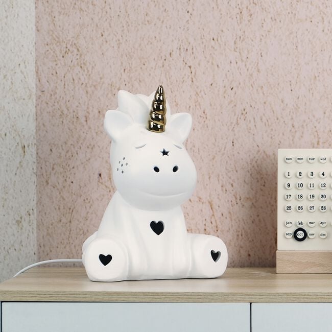 Unicorn Ceramic Lamp