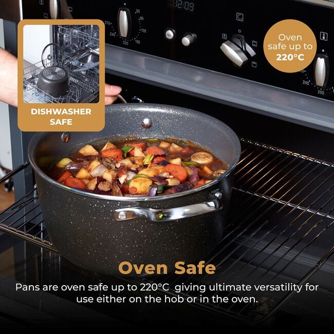 Tower Cerastone PRO 24cm Casserole With Lid