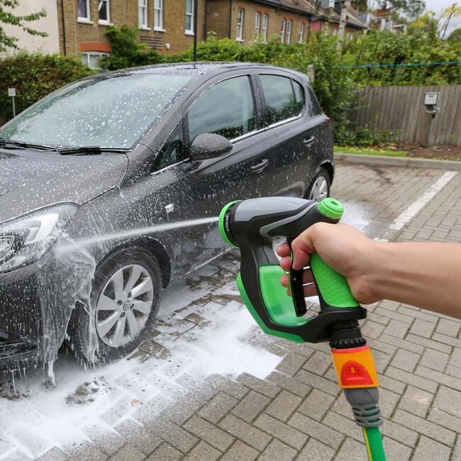 JML Foam Jetter Spray Head with Built-In Soap Tank