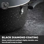 Tower Precision Black 24cm Casserole