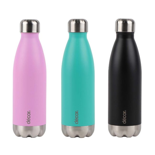Decor Bullet 500ml Double Wall Water Bottle Flask