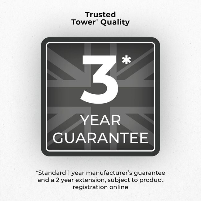 TOWER SOLITAIRE BEIGE 2 Slice Toaster