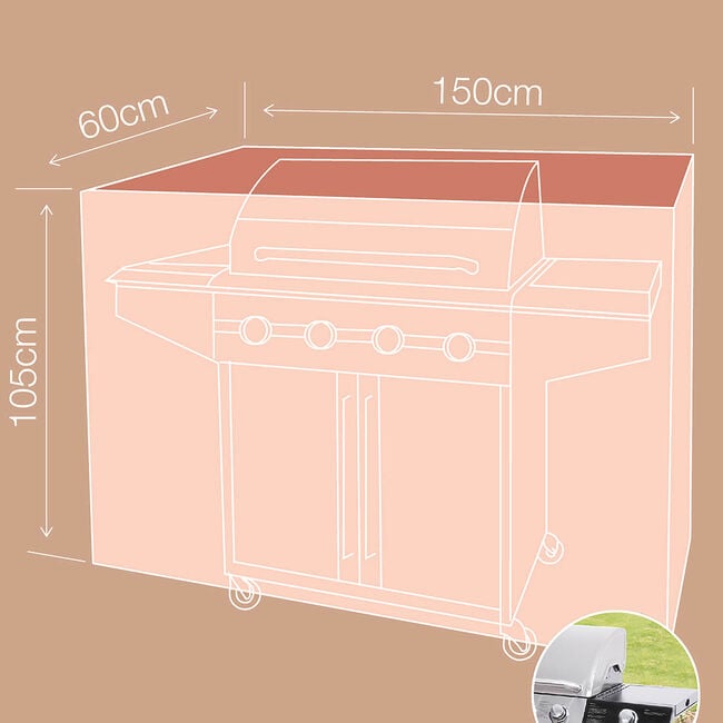 Premium Lightweight 4/5 Burner Gas BBQ Cover
