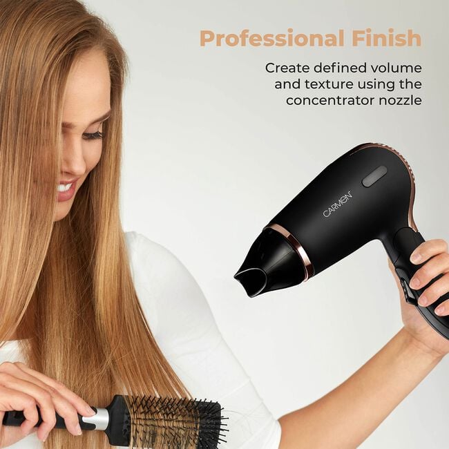 Carmen Noir Travel Hair Dryer
