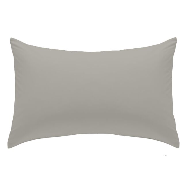 Nicole Day Percale Housewife Pillowcases- Ice Grey