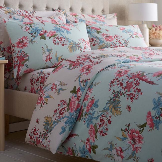 DOUBLE DUVET COVER Danae Green/Nat