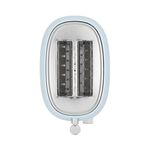 SALTER RETRO BLUE CURVED BODY 2 Slice Toaster