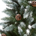 Colorado 7ft Frosted Pine Cone Christmas Tree
