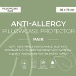 Anti Allergy Pillow Protector Pair