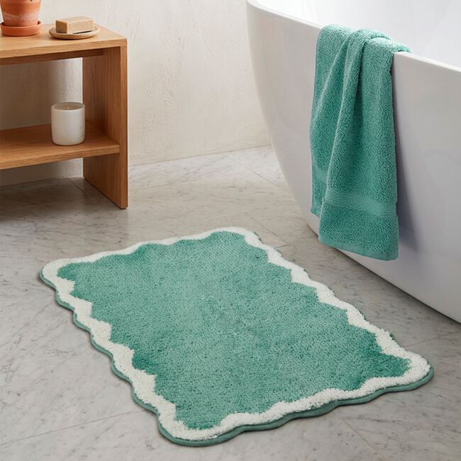 SCALLOP SAGE 50X80 Bath Mat