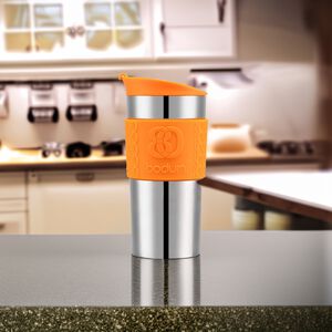 BODUM ORANGE 0.35L Vacuum Travel Mug